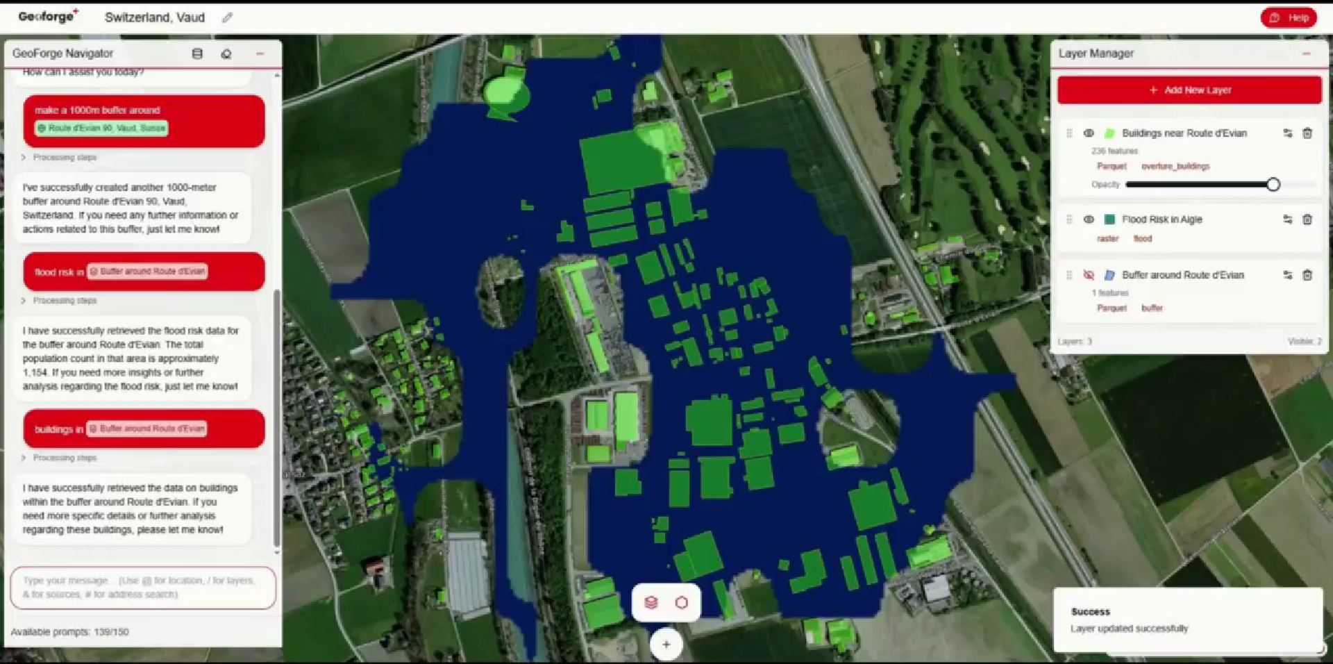 60s Flood Risk Detection